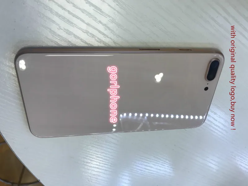 Оригинальное качество розовое золото для телефона 8 plus задняя крышка батарейного