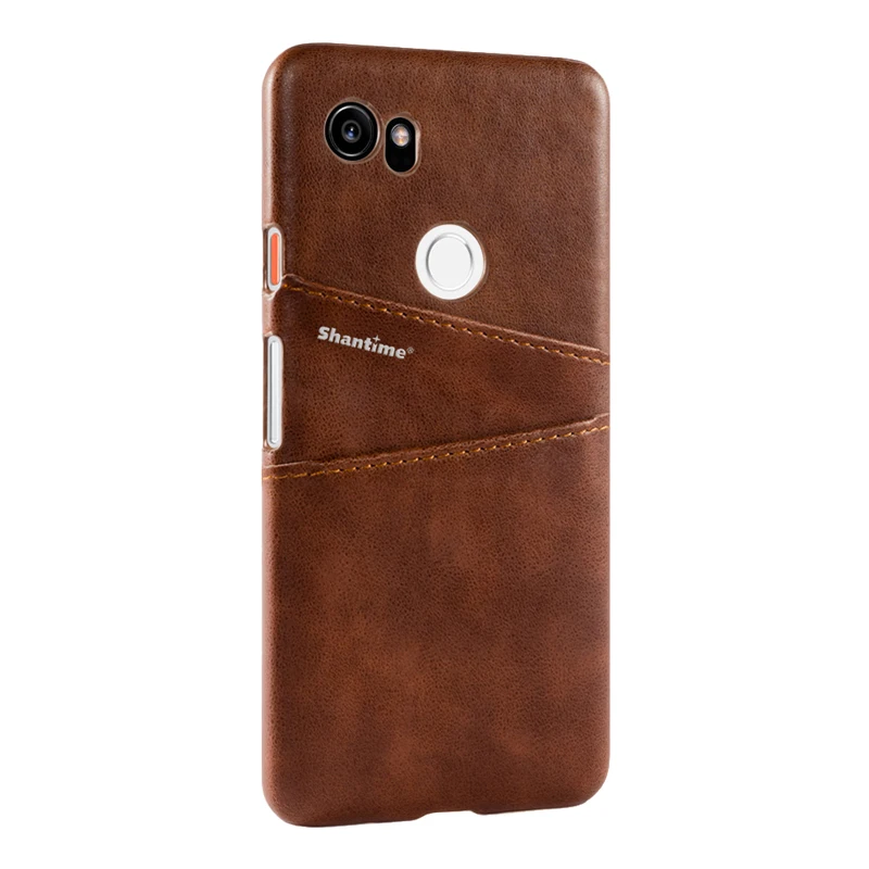 Роскошная Обложка на заднюю панель из искусственной кожи для Google Pixel 2 XL