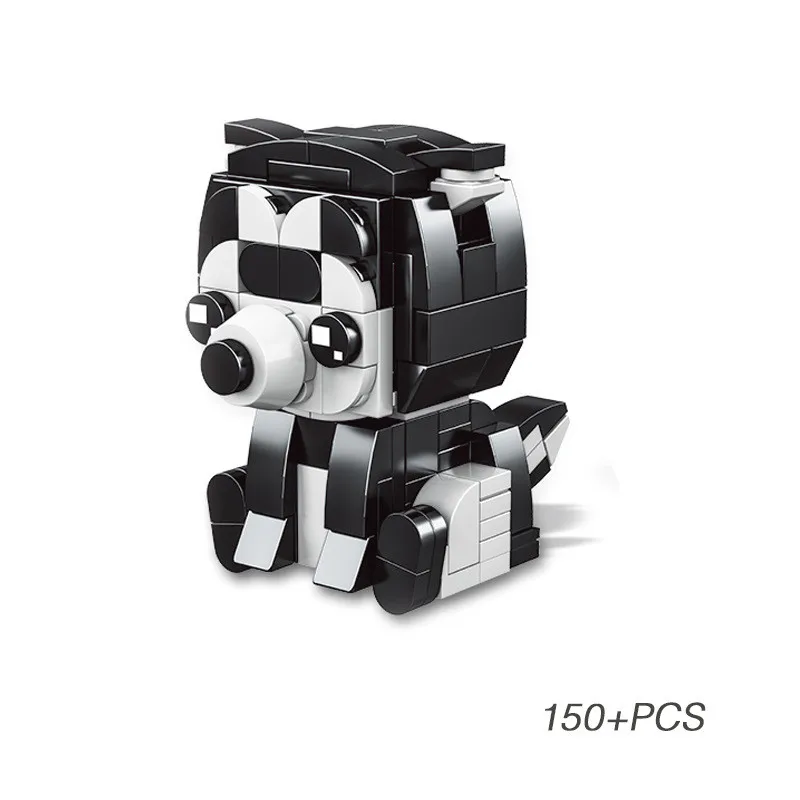 2021 создатель города животное корова КРС пантера тигр панда Жираф Лев Brickheadz