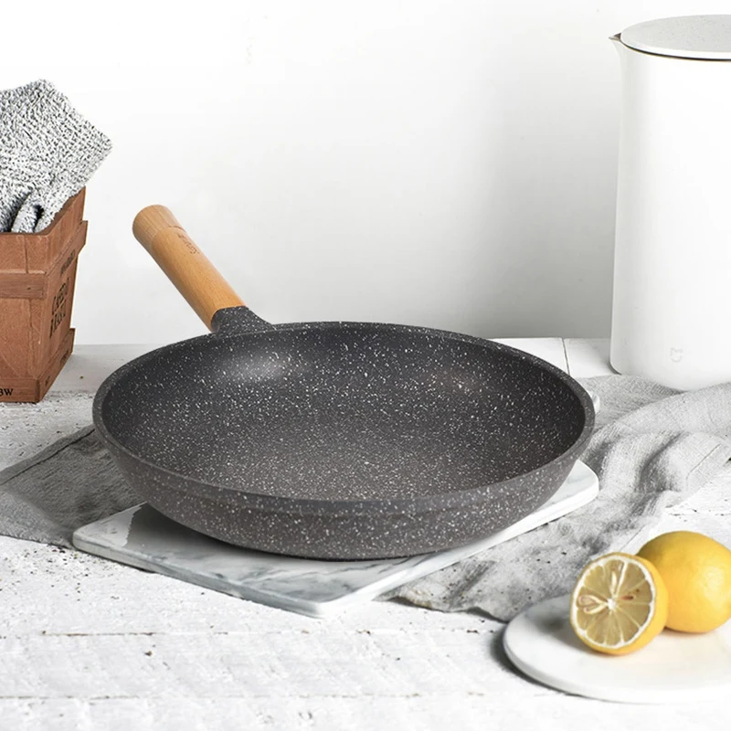 Sushar с антипригарным покрытием каменный противень вок Сковорода 28 см Мульти