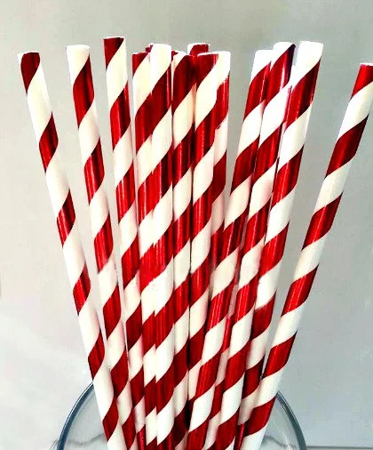 500 шт полосатые бумажные соломинки карамельного цвета фламинго девичник