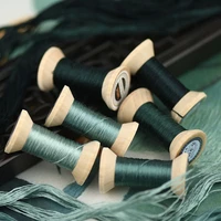 20m mini spoolsuzhou embroidery embroidery thread silk thread spool silk embroidery thread turquoise