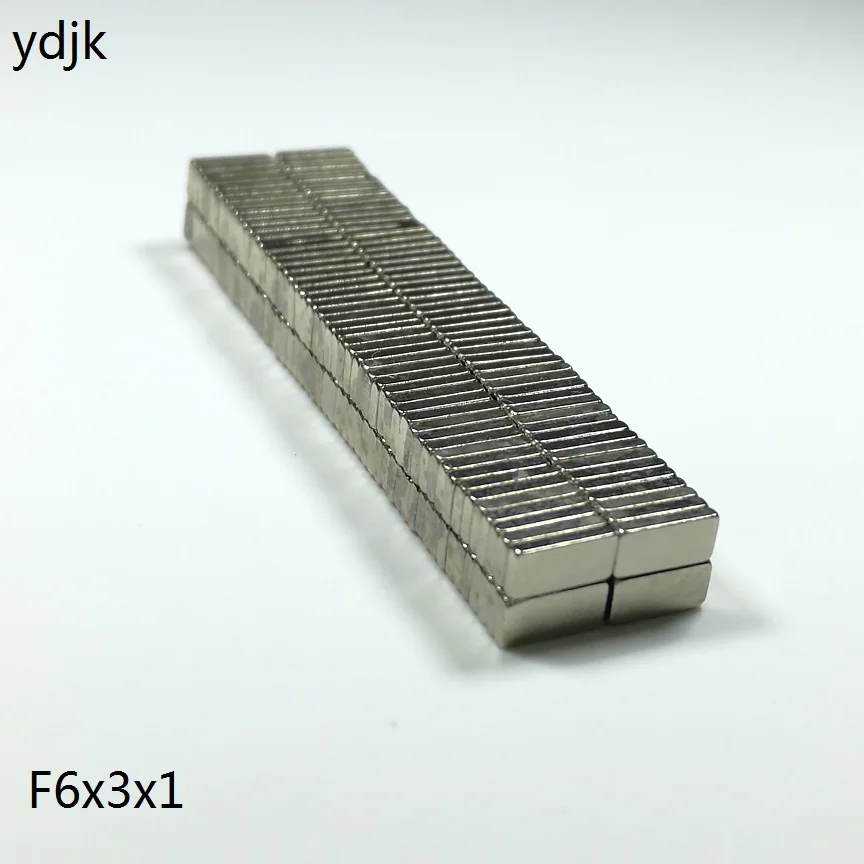 10 шт./лот N35 прямоугольный магнит 6x3x1 6*3*1|Магнитные материалы| |