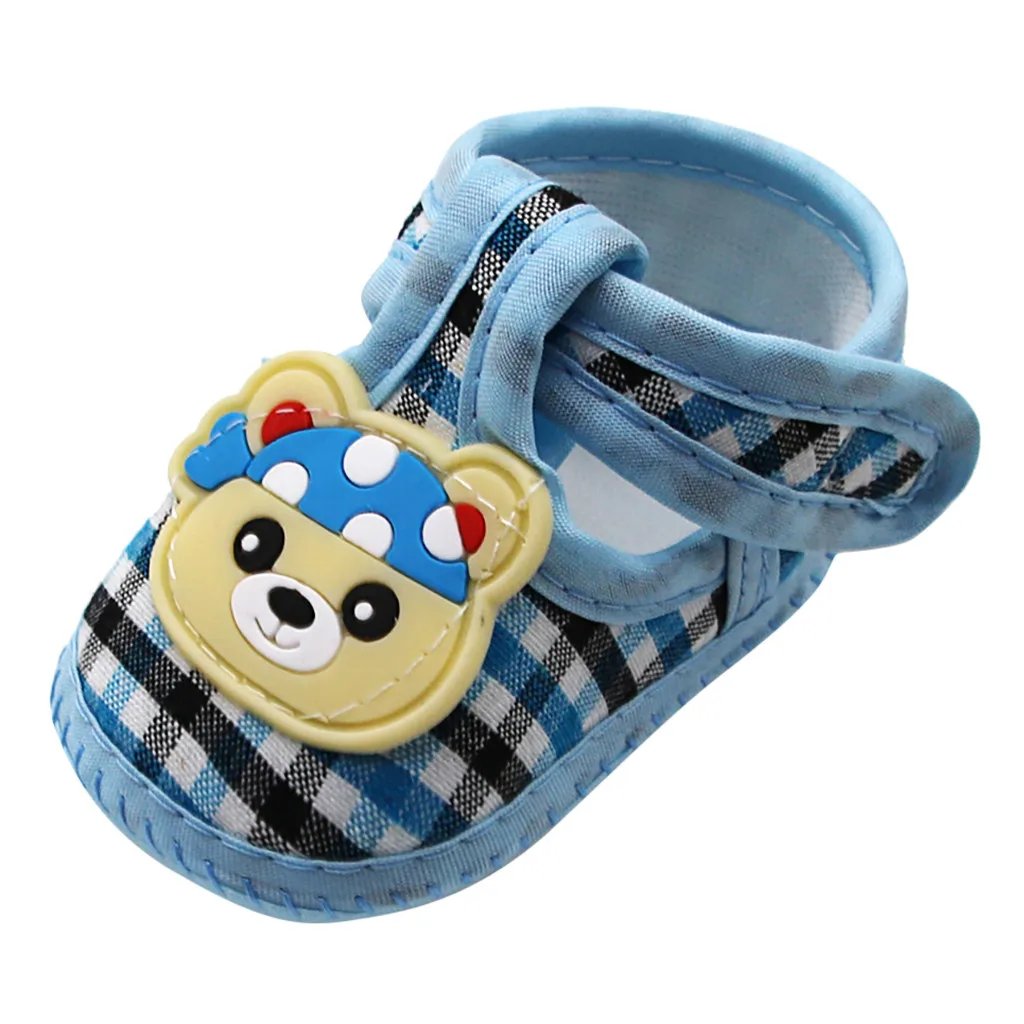 

2021 New Fashion Baby Shoes Newborn Baby Girls Lattice Little Bear Prewalker Soft Sole Single Shoes For Your Baby Summer New #07