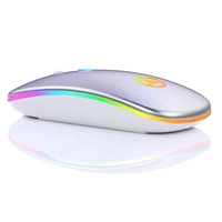 wireless mouse bluetooth rgb rechargeable mouse wireless computer silent mause led backlit ergonomic gaming mouse for pc laptop