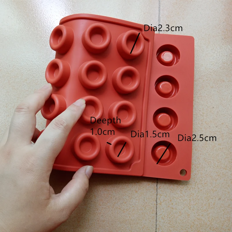 

2pcs/set Silicone Cake Molds Mini Size Donuts Molds Baking Tools Set Dessert Tools 18-cavity + 28-cavity Baking Pans