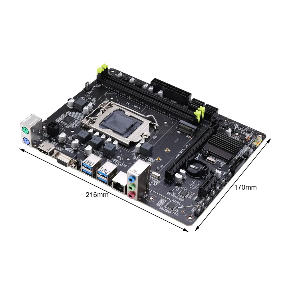 

Computer Motherboard M-ATX DDR4 RAM Memory USB 3.1 SATA 3.0 Slot Gigabit Ethernet Desktop Mainboard for LGA 1151 I3 I5 I7 CPU