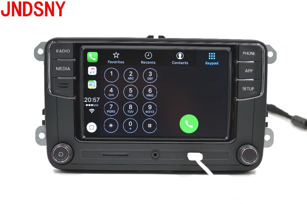 JNDSNY RCD330G CarPlay RCD330 Plus CarPlay Автомагнитола для VW Tiguan Golf 5 6 Jetta MK5 MK6 Passat Polo Touran 6RD 035 187B