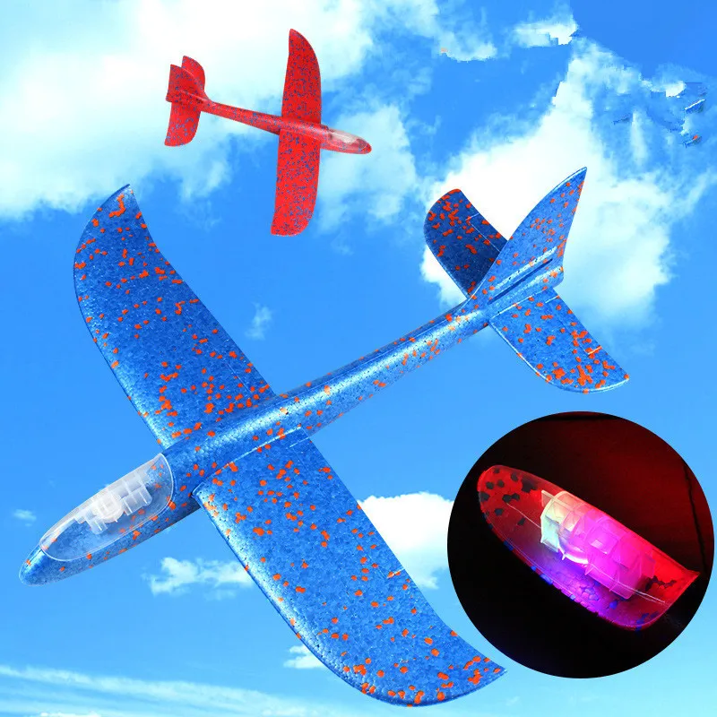 Светодиодный детский вечерние Пузырьковые хватать руками самолет на открытом