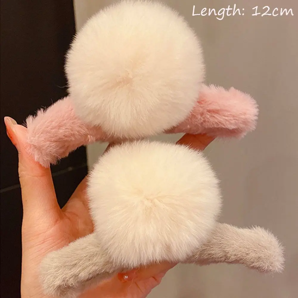 

Женские зимние шпильки для волос с шариком, аксессуары для волос, акриловые шпильки для волос с когтями, заколка-краб, головной убор, зажим д...