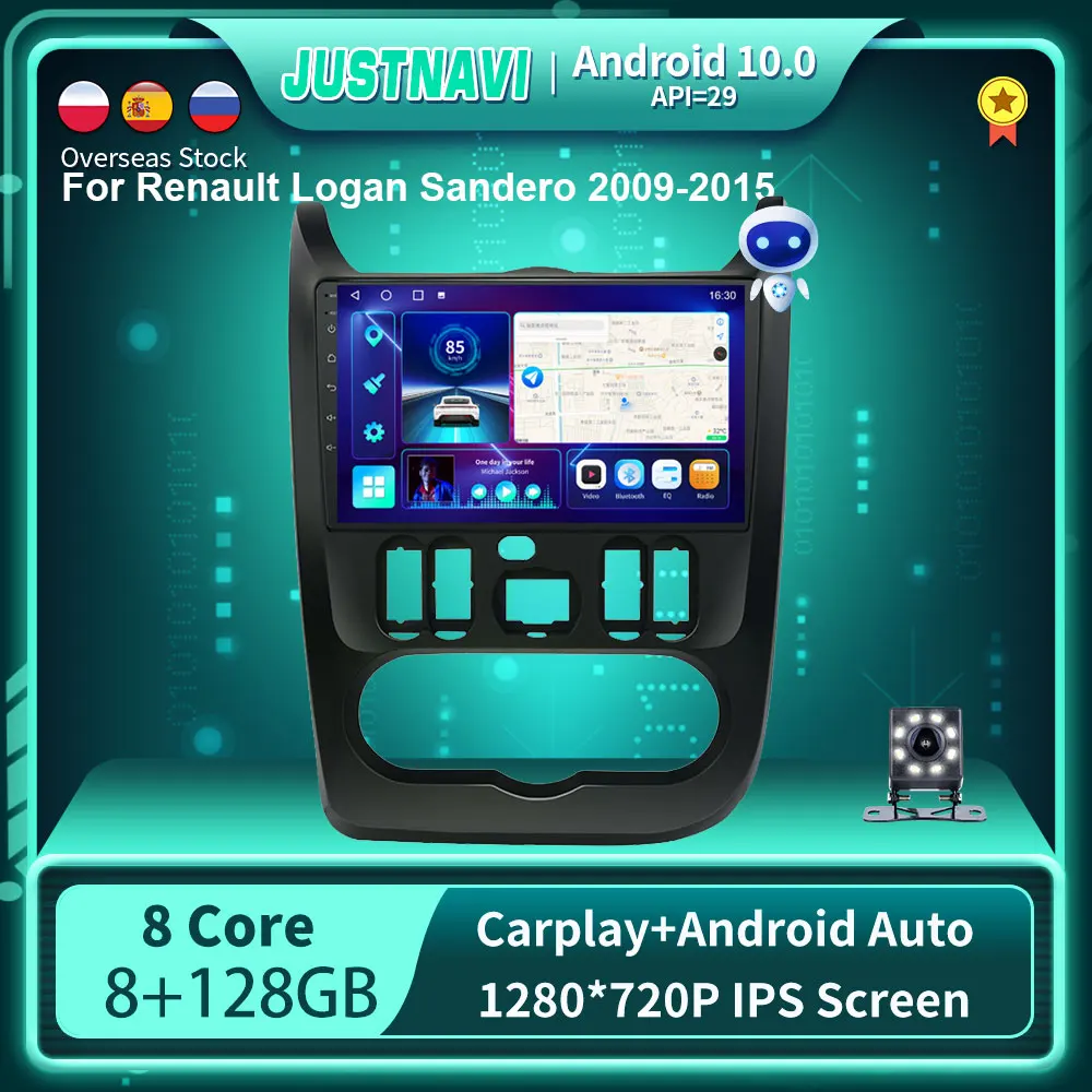 

Car Radio For Renault Logan Sandero 2009-2015 For Lada Largus Lergus 2012-2020 For Dacia Duster 2010-2017 Android 10 With 4G BT