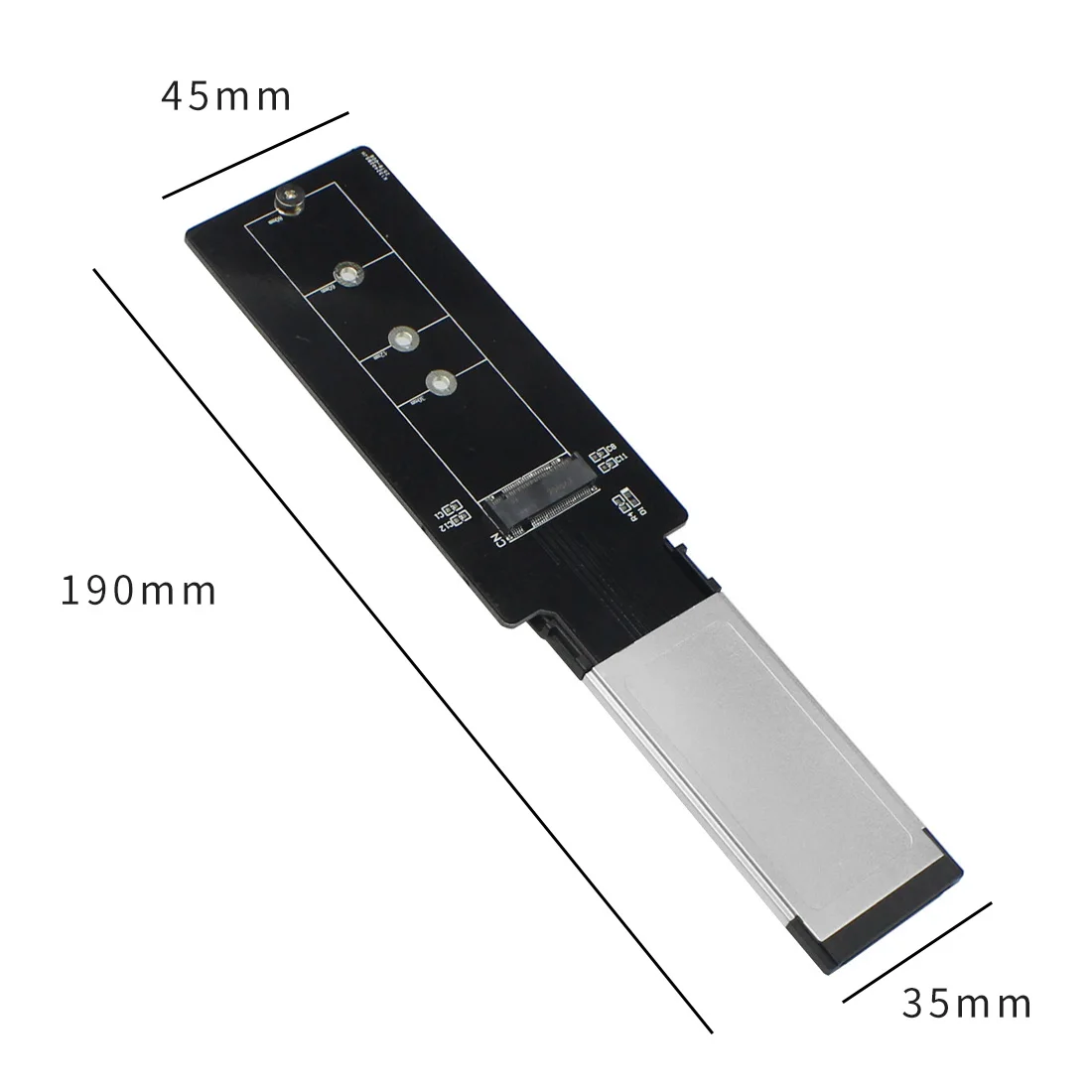 expresscard для mini pcie riser card to m 2 e key adapter card to m 2 nvme card reader expresscard 34 мм инт