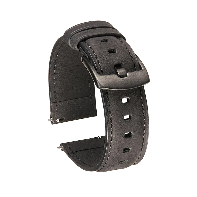 

Band For Xiaomi Mi Watch Color Sports Edition Smarwatch Crazy Horse Leather Strap Bracelet Watchband wriststrap belt Accessories