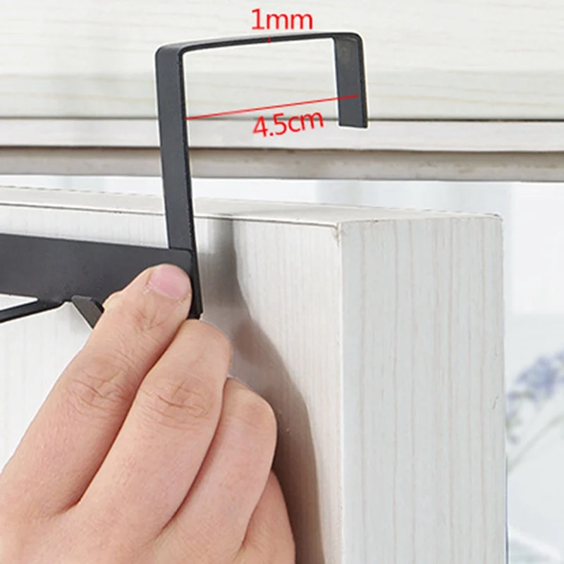 

Durable Door Hook Living Room Wall Hanger Hat Durable Kitchen 5 Hooks Bearing Black White Color Bearing Abou