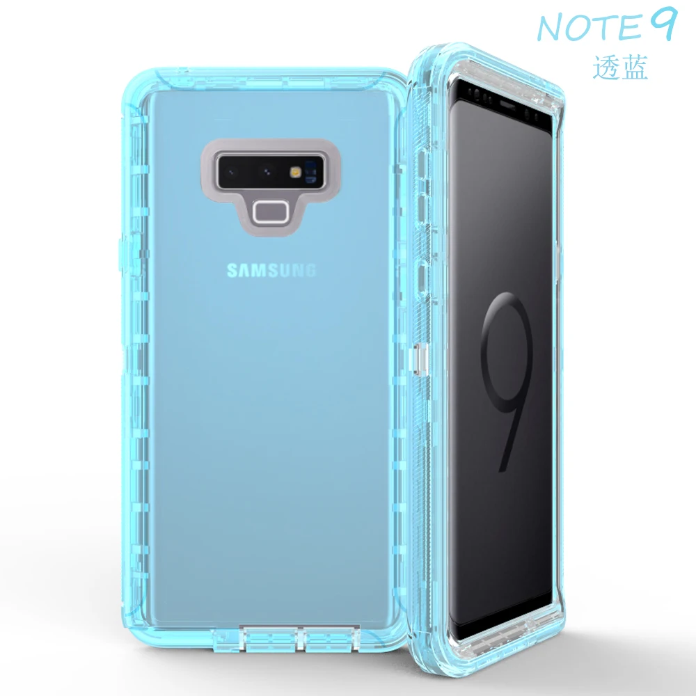 Three Prevention Cover For Samsung Note 10 S10 Lite S8 S9 Plus Transparent Robot Case Galaxy S7 edge | Мобильные телефоны и