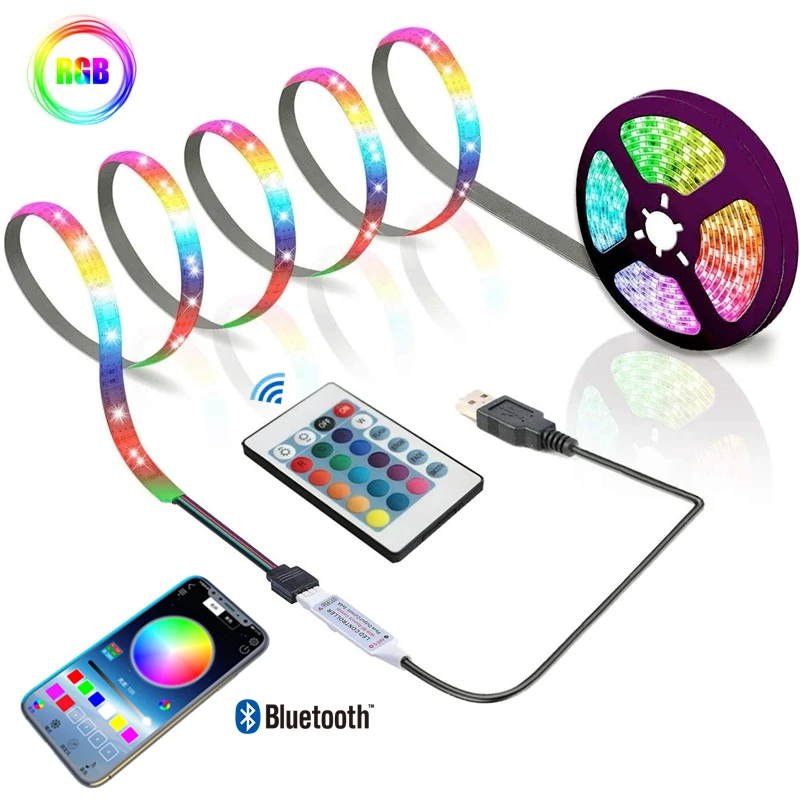 Светодиодная лента SMD RGB-светильник ка гибкая декоративная для фона Bedrfoom