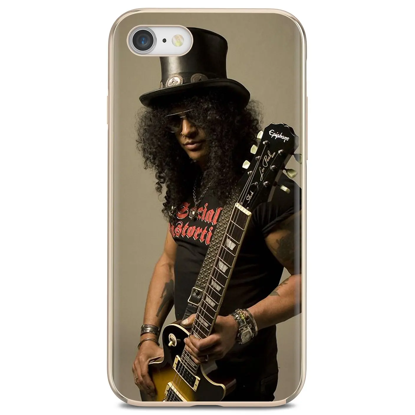 Мягкий чехол Pepe Le Pew Slash для гитар Guns n Roses Xiaomi Mi5 Mi5S Mi6 Mi3 Mi4 Mi4i Mi4C Redmi Note 2 3 3S 5 5A 6 6A Pro |