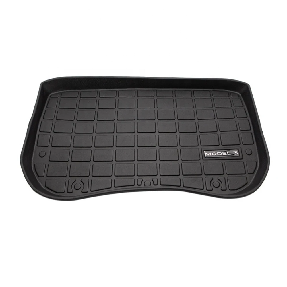 

For Tesla Model 3 2021 Front Storage Mat Water Resistant Car Boot Carpet Specialized Cover Non-Slip Cargo Liner Interior Cushion