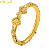 ethlyn latest exquisite indian charming durable gold color women bride wedding bangles bracelets my14
