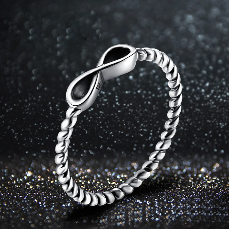 Калетин белое золото цветные кольца для женщин бесконечность амулеты лучший