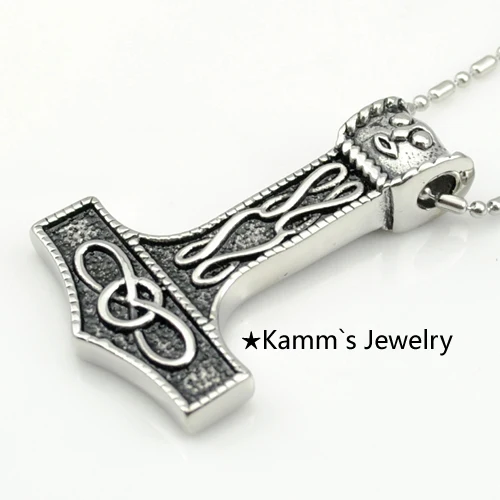 AMUMIU Мужчины Женщины миф торский Молот норвежский Magick Mjolnir Оловянная подвеска