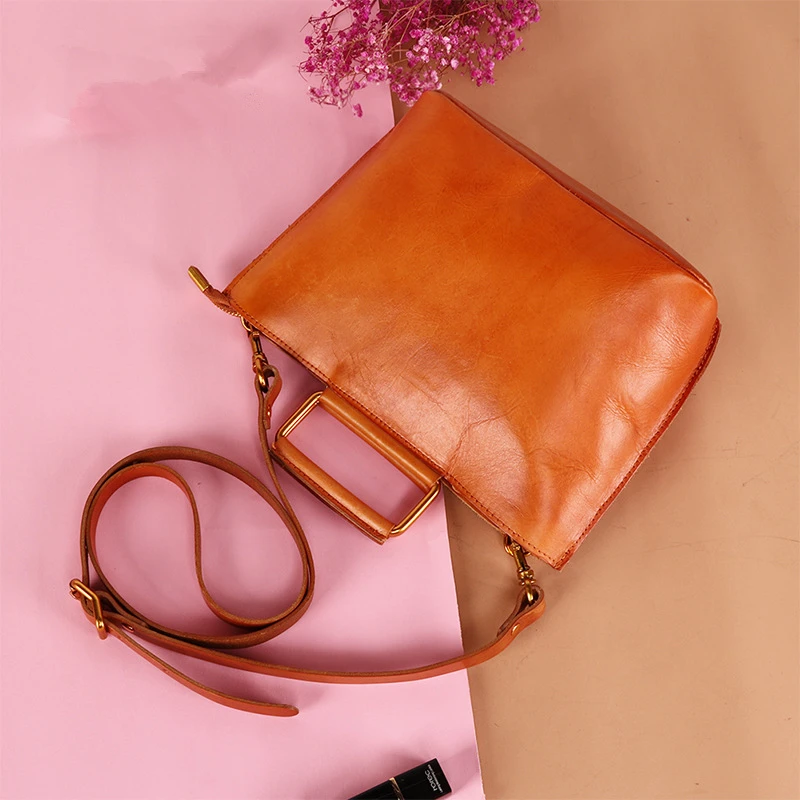 

Vintage 2020 Women'sShoulder BagGenuine Leather Large Capacity Casual Tote Luxury Handbags Designer CrossbodyBagsforWomen