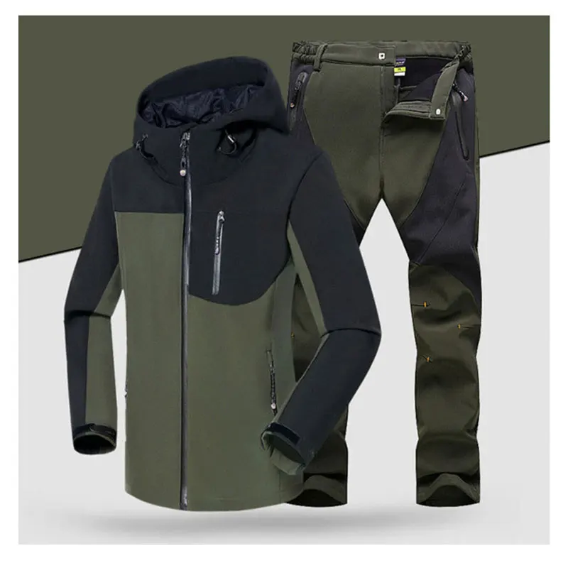 Осенне-зимние уличные флисовые куртки мужское флисовое пальто для альпинизма