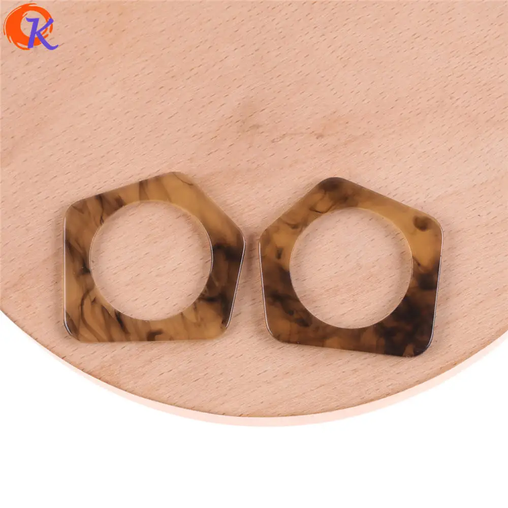 

Cordial Design 34x36MM 50Pcs Jewelry Making/Earring Accessories/DIY/Marble Effect/Irregular Shape/Hand Made/Earring Findings