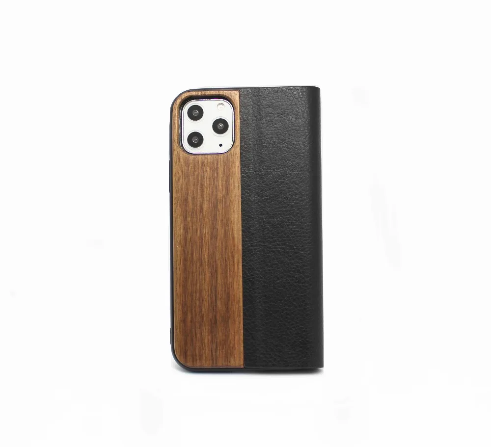 Чехол из искусственной кожи с деревянным покрытием для iPhone 11 Pro XS Max XR X 8 7 6 6S Plus samsung Galaxy S10 S9 S8 Plus S10e