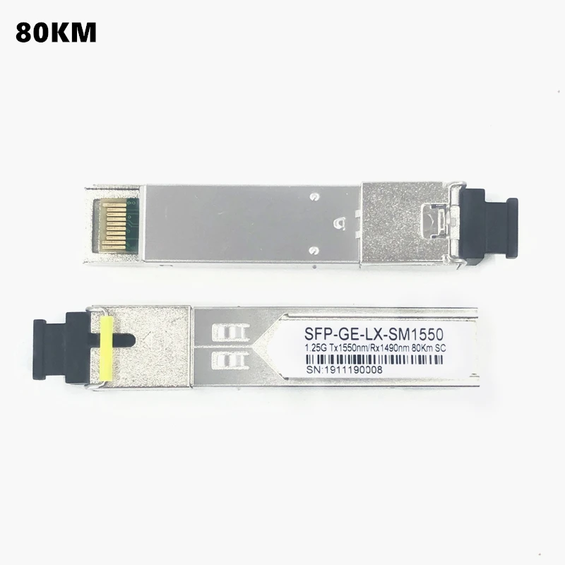 Волоконно-оптический модуль SC SFP 1 25G 20/40/60/80/100KM 1310/1490 нм одноволоконный оптический