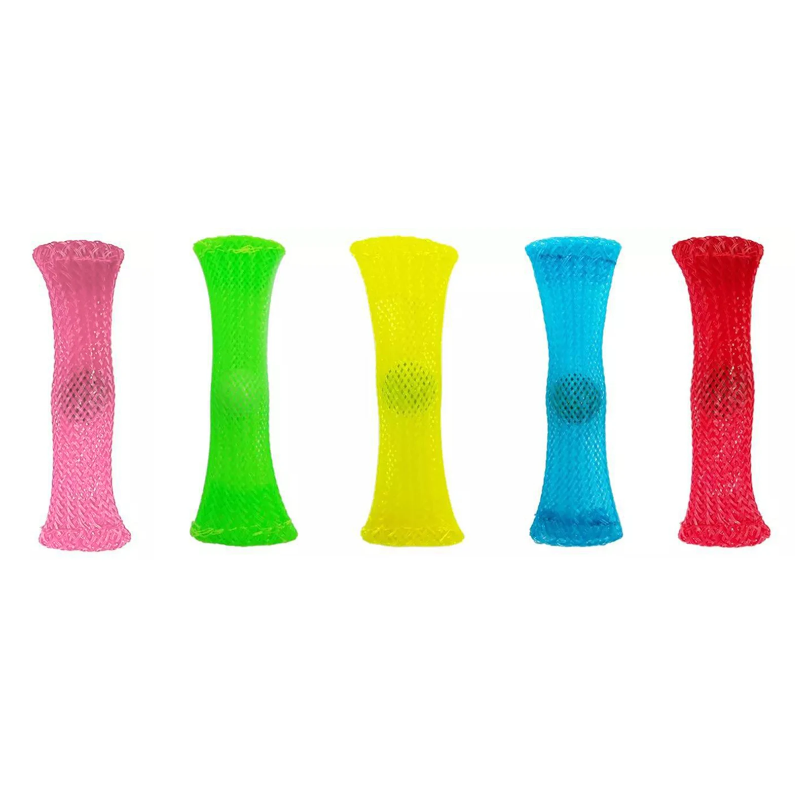 Bolas de canicas para aliviar el estr&eacute;s para ni&ntilde;os y adultos, juguetes de m&aacute;rmol para descompresi&oacute;n, ansiedad, TDAH, 1/5 Uds.-5