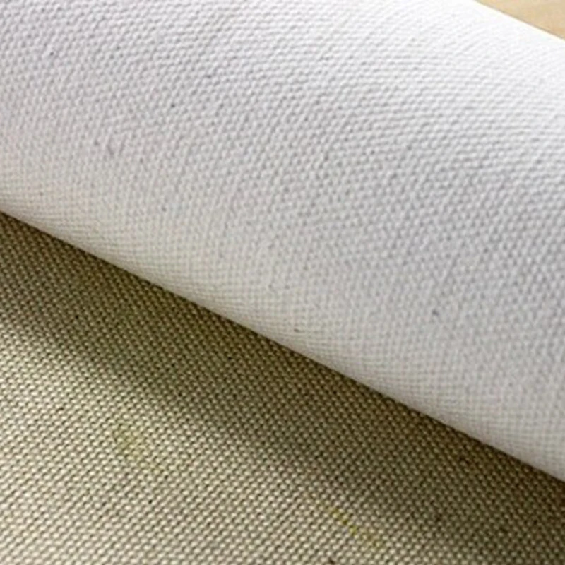 Najtaniej 5m Pościel Mieszanka Zagruntowane Puste Płótno Wysokiej Jakości Warstwa Oleju Malarstwo Na Płótnie Malarstwo Akrylowe Jedna Rolka, 28/48cm Szerokość