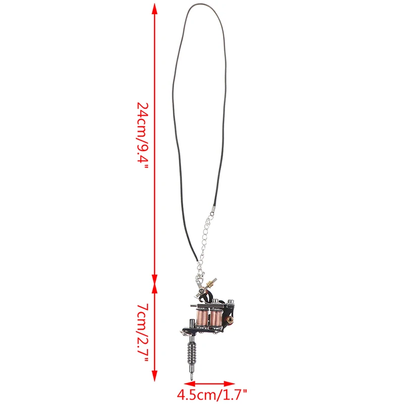 

1 PCS Portable Keychain Mini Tattoo Machine Tattoo Supply Key Holder Punk Style As Pendant Ornament For Men & Women Gift Crafts