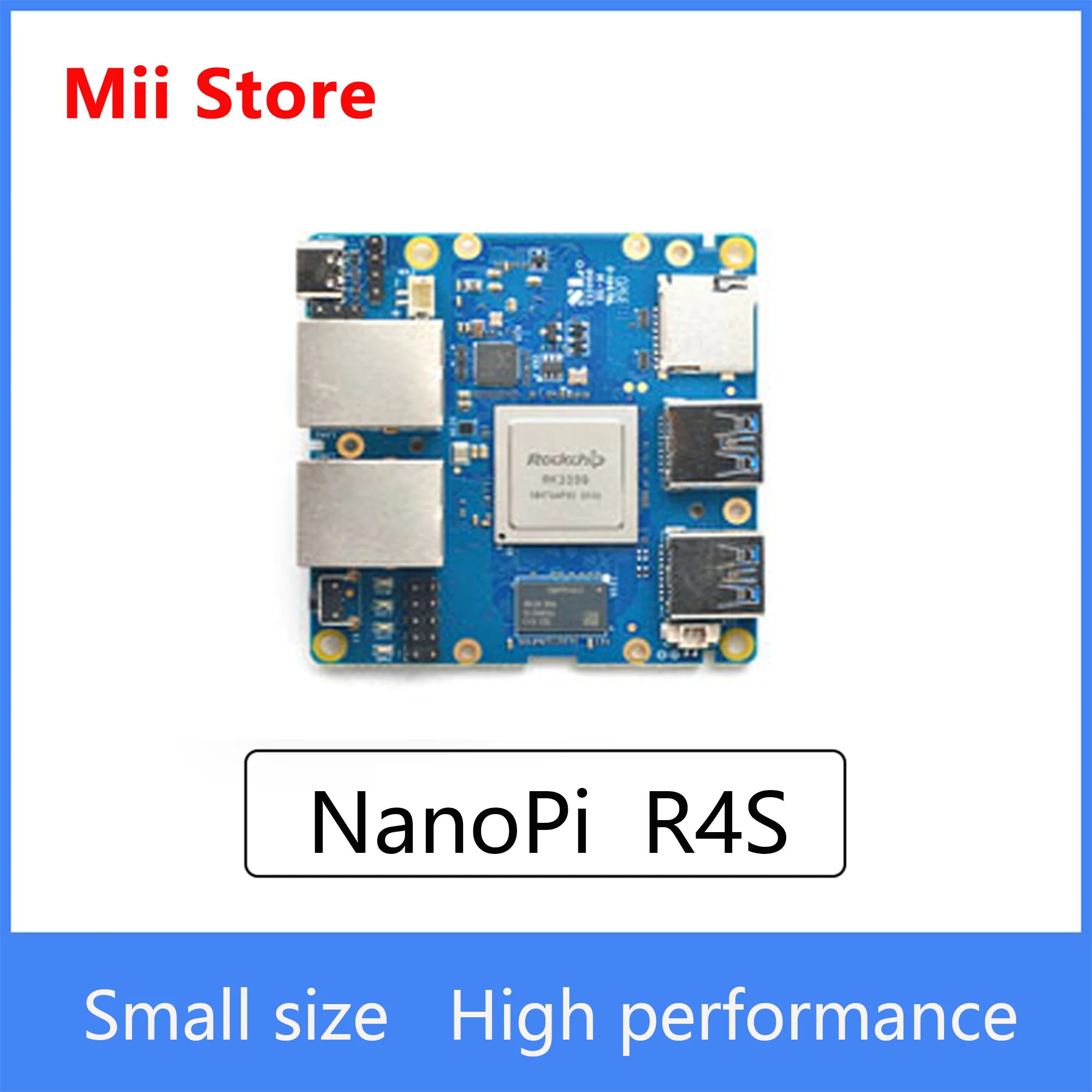 Мини-роутер для путешествий FriendlyElec Nanopi R4S OpenWRT с двумя портами Ethernet Gbps 4 Гб LPDDR4 на