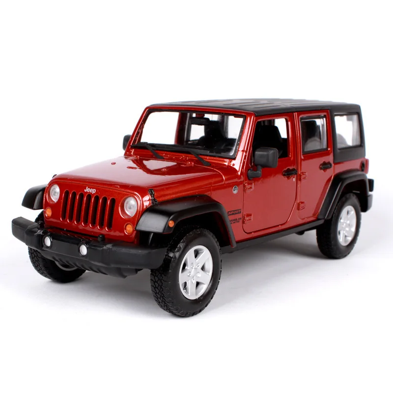Коллекционная модель металлической машины Maisto 1/24 Jeep WRANGLER подарок для