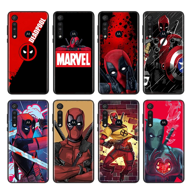 

Marvel Deadpool For Motorola One Marco Hyper Fusion Plus G9 G8 G 5G E7 E6 Edge Plus Play Power Lite Phone Case