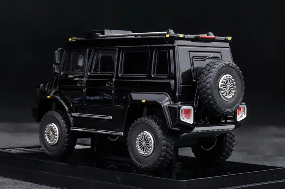 GLM 1/64 масштаб Mercedes Benz Unimog U5000 SUV черный 2012 литая модель автомобиля