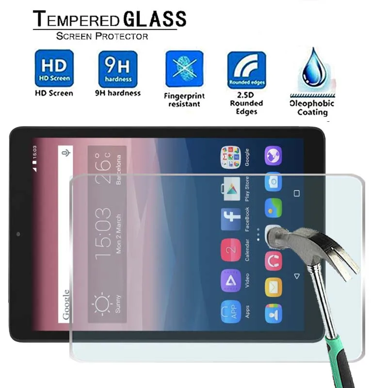 Закаленное стекло 9H для Alcatel OneTouch Pixi 3 10 Premium Tablet Защитная пленка экрана|Защитные