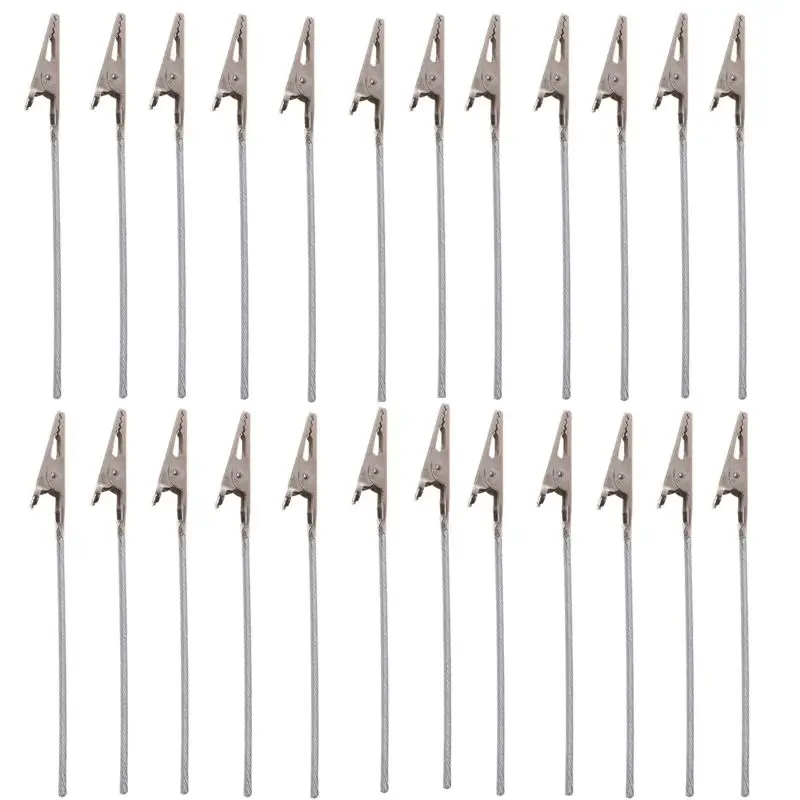 

50PCS 4 Inch DIY Craft Wire Clip Card&Note&Picture&Photo&Memo Holder Clips Party Alligator Clamp Clay&Cake Accessories