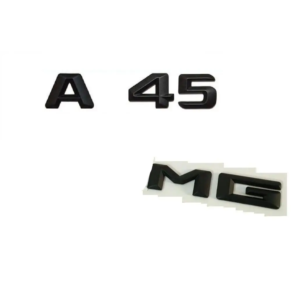 Черный номер А и надписями 45 для/AMG эмблемы для багажника значки Benz A45 Для AMG |
