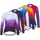 Новинка 2022, Женская велосипедная Джерси Rvouei с длинным рукавом, легкая бесшовная одежда для горного велосипеда, одежда для велоспорта