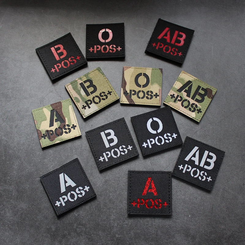A + B O AB POS прибор для измерения кровяного Типа ИК отражающая вставка Тактический