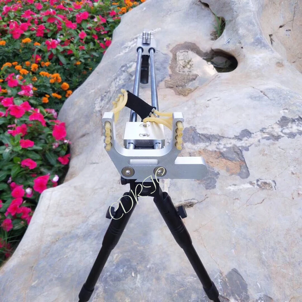 Серебряный волк винтовка Slingshot охотничья катапульта мощная нержавеющая Рогатка