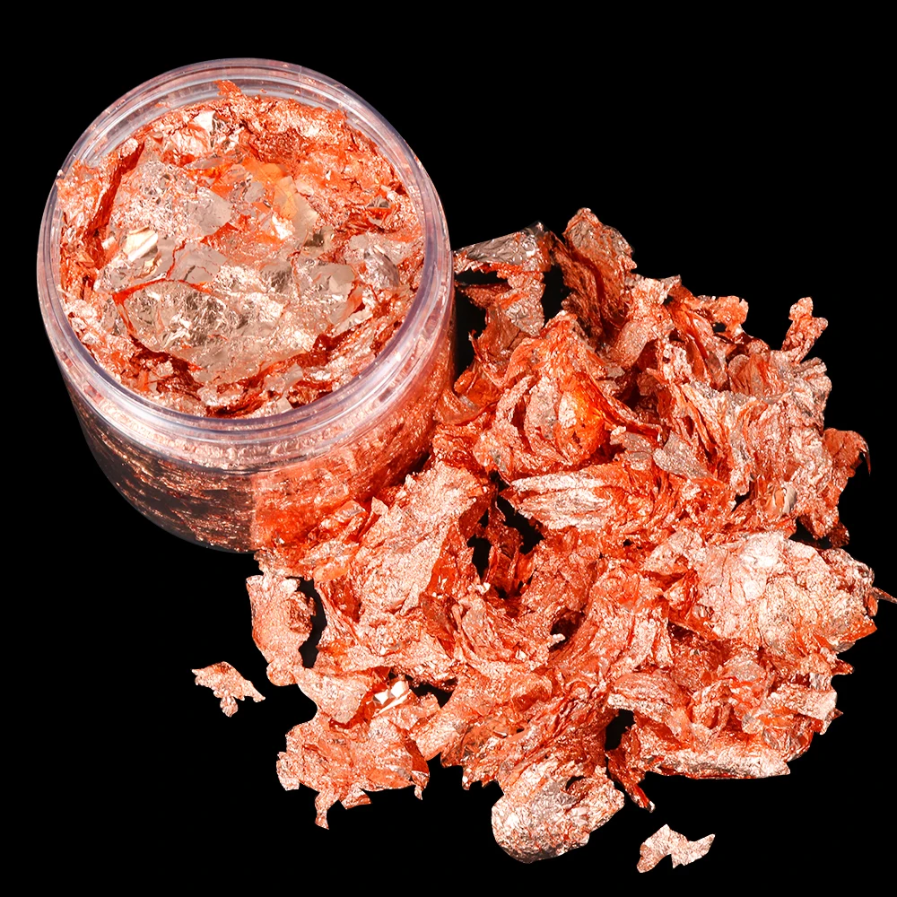 

Блестки для наполнения, блестящая золотая фольга, блестки, медь, алюминий, Золотой лист, хлопья, полимерная форма, хлопья, художественное укр...