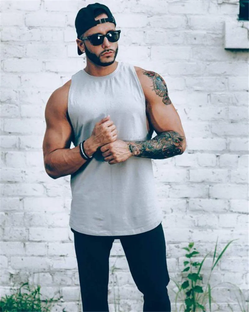ALPHALETE, новинка, майка для бодибилдинга, тренажерного зала, Стрингер, майка, мужская майка для фитнеса, майка без рукавов, однотонная майка, Прямая поставка