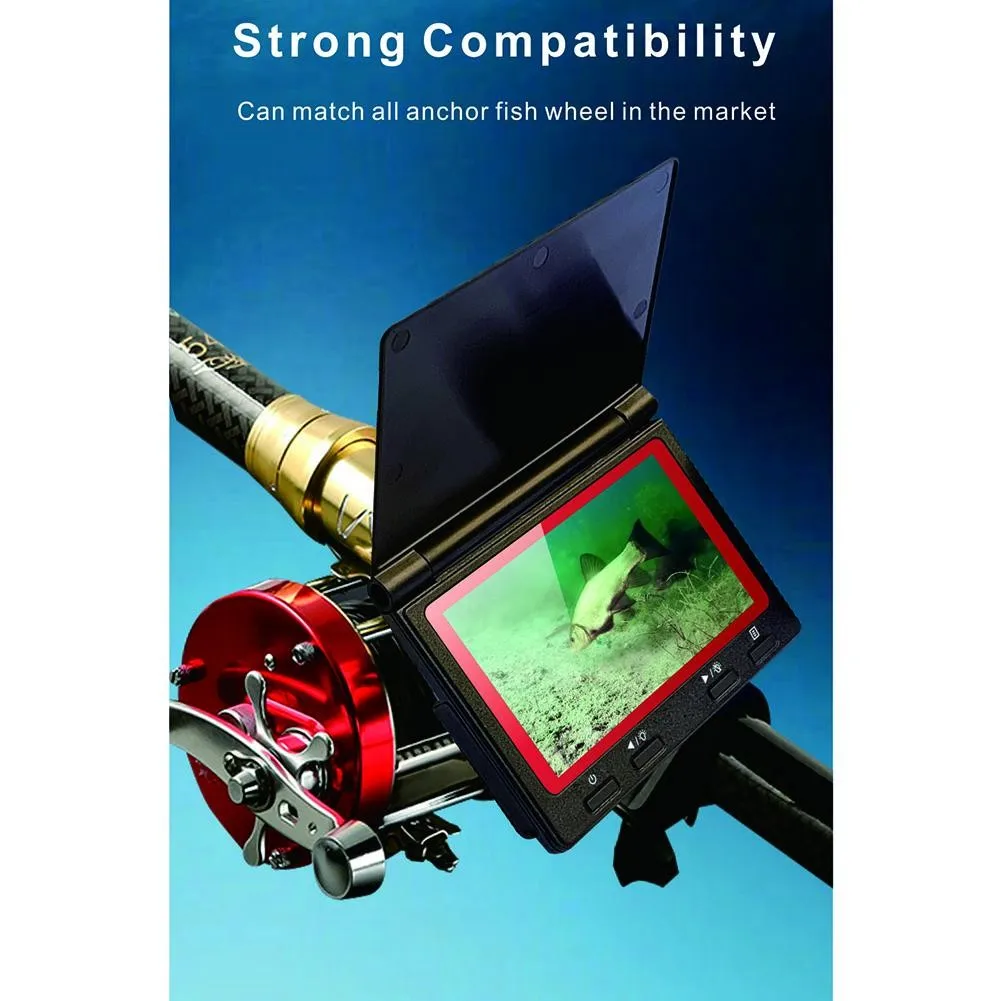 Дешево Подводный рыболокатор высокой четкости 720p, набор рыболовной камеры на 180 °, камера для рыбалки с дисплеем 4,3 дюйма, рыболовные снасти, аксесс...