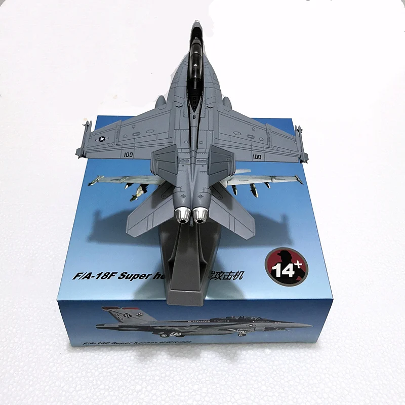 F-18 19 см 1/100 масштаб F18 F-18 F/A-18 Boeing Hornet многоцелевой истребитель ВВС США литой Самолет Модель Коллекция подарок - Цвет: F-18