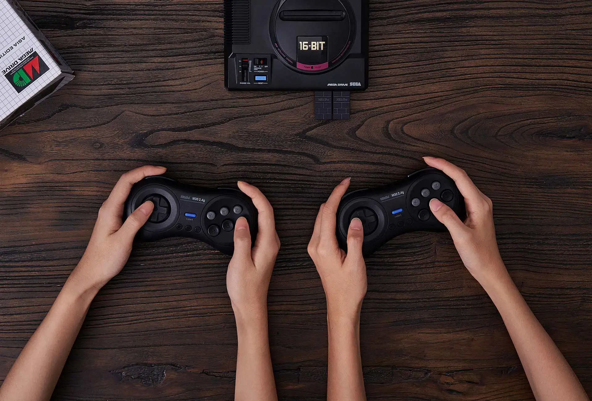 8bitdo M30 2 4G Беспроводной игрового контроллера геймпад для Sega Genesis мини и игры Mega Drive
