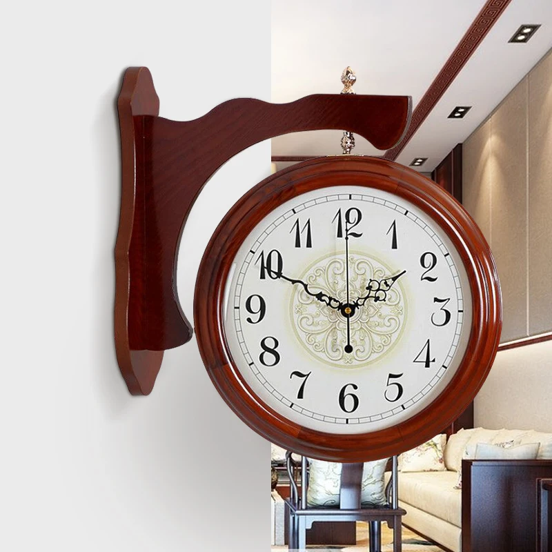 Настенные часы в скандинавском стиле BB50WC минималистичные настенные из массива