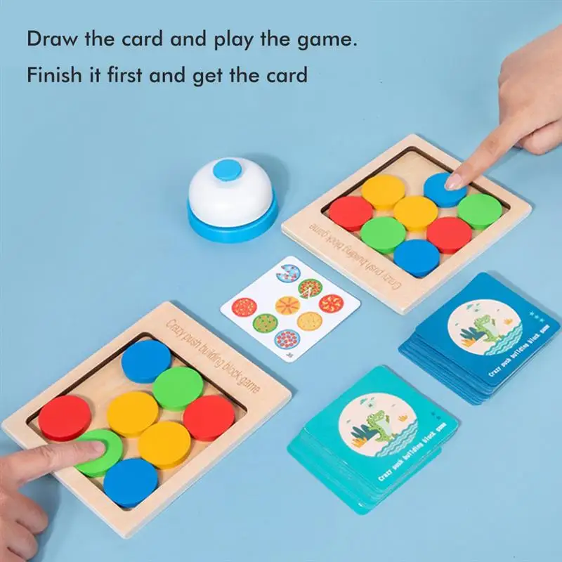 Забавные толкательные настольные игры способность мышления обучающая игрушка